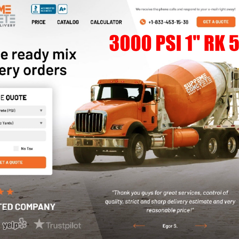 Mezcla RK 50/50 de 3000 PSI y 1 pulgada