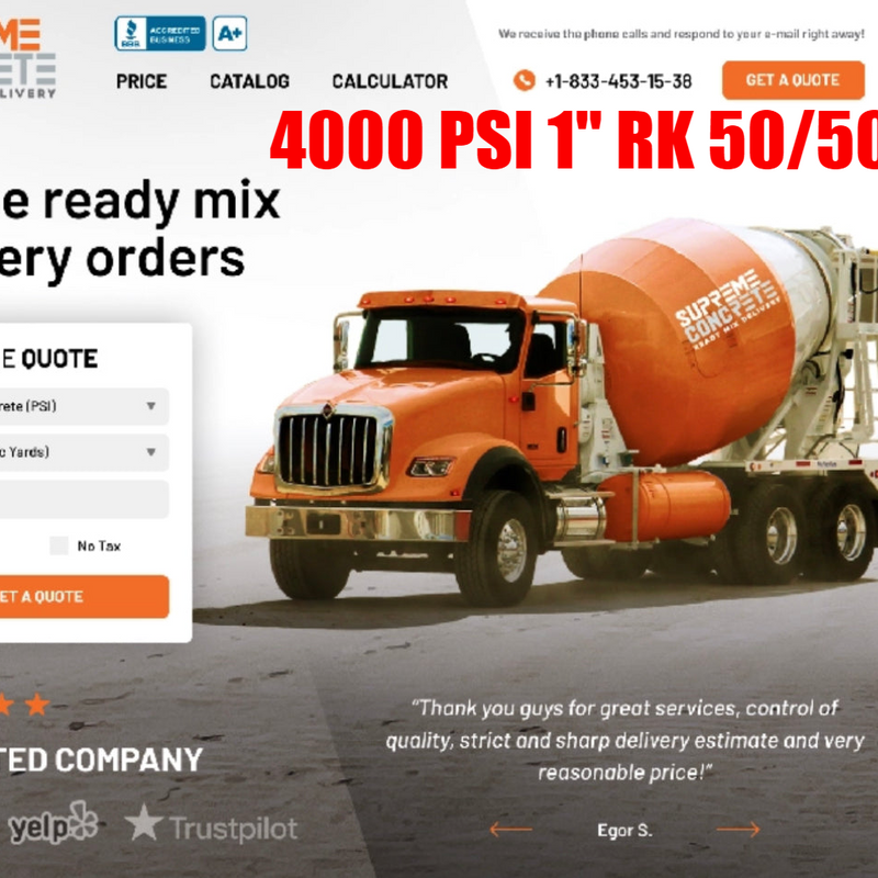 Mezcla RK 50/50 de 4000 PSI y 1 pulgada