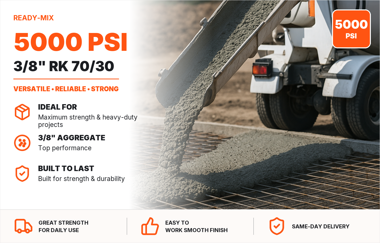 5000 PSI 3/8" RK 70/30