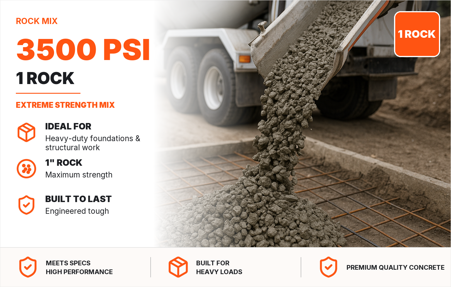 3500 PSI 1 ROCK